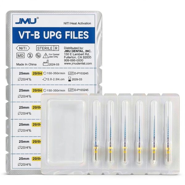 JMU Small Taper Dental Rotary Files Set 6 – Heat Activated Flexibility-6