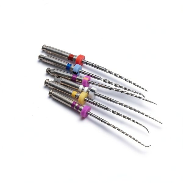 SNAWOP Dental Endo Files 6PCS X-Corn Rotary Files 25MM for Root Canal-1